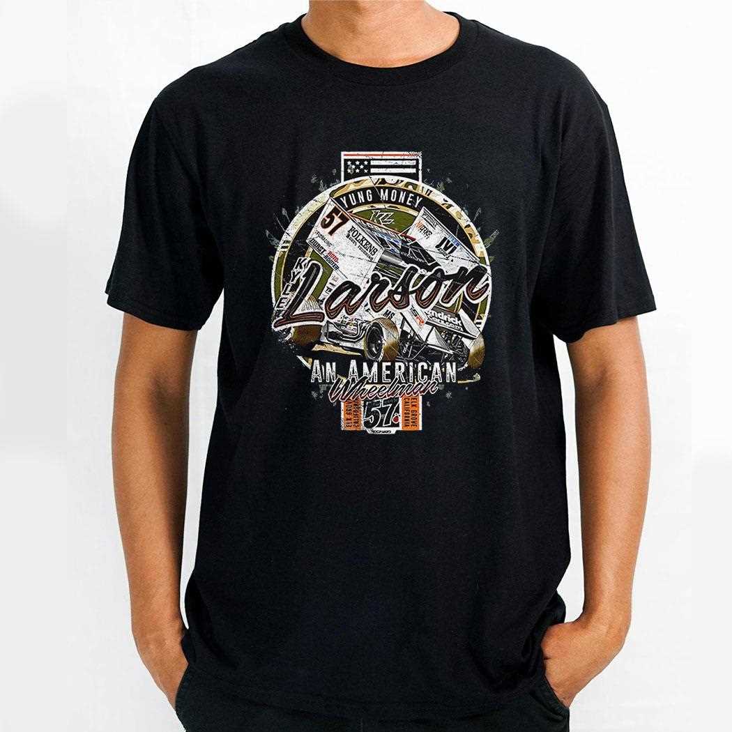 Kyle Larson An American Wheelman Shirt