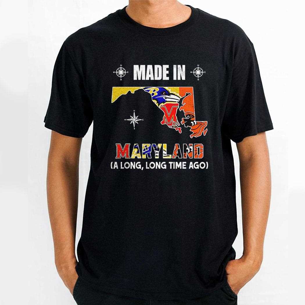 Maryland Abbey Road Sports Team Logo Mascot Shirt