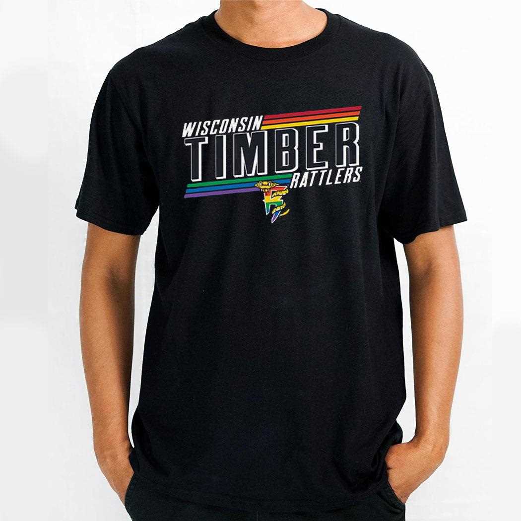Wisconsin Timber Rattlers Pride Night Shirt