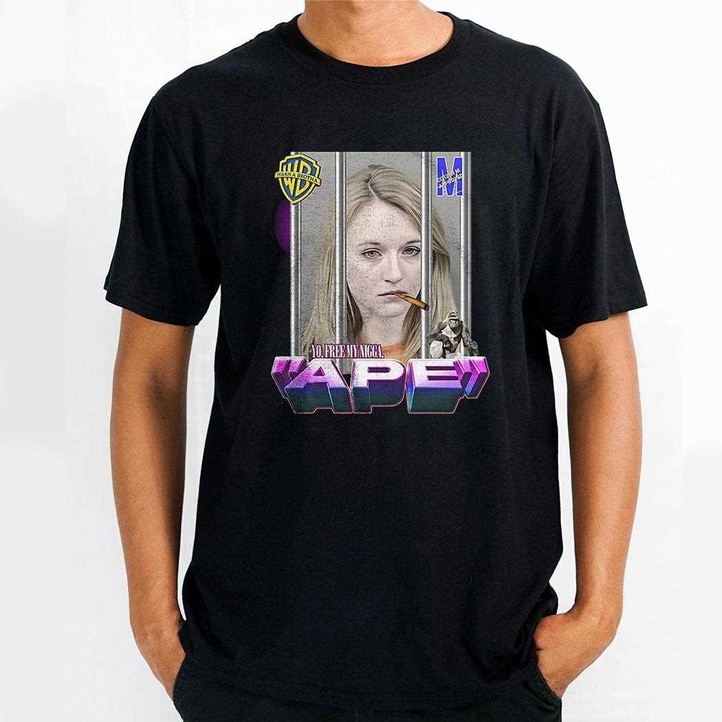 Yo Free My Nigga Ape Shirt