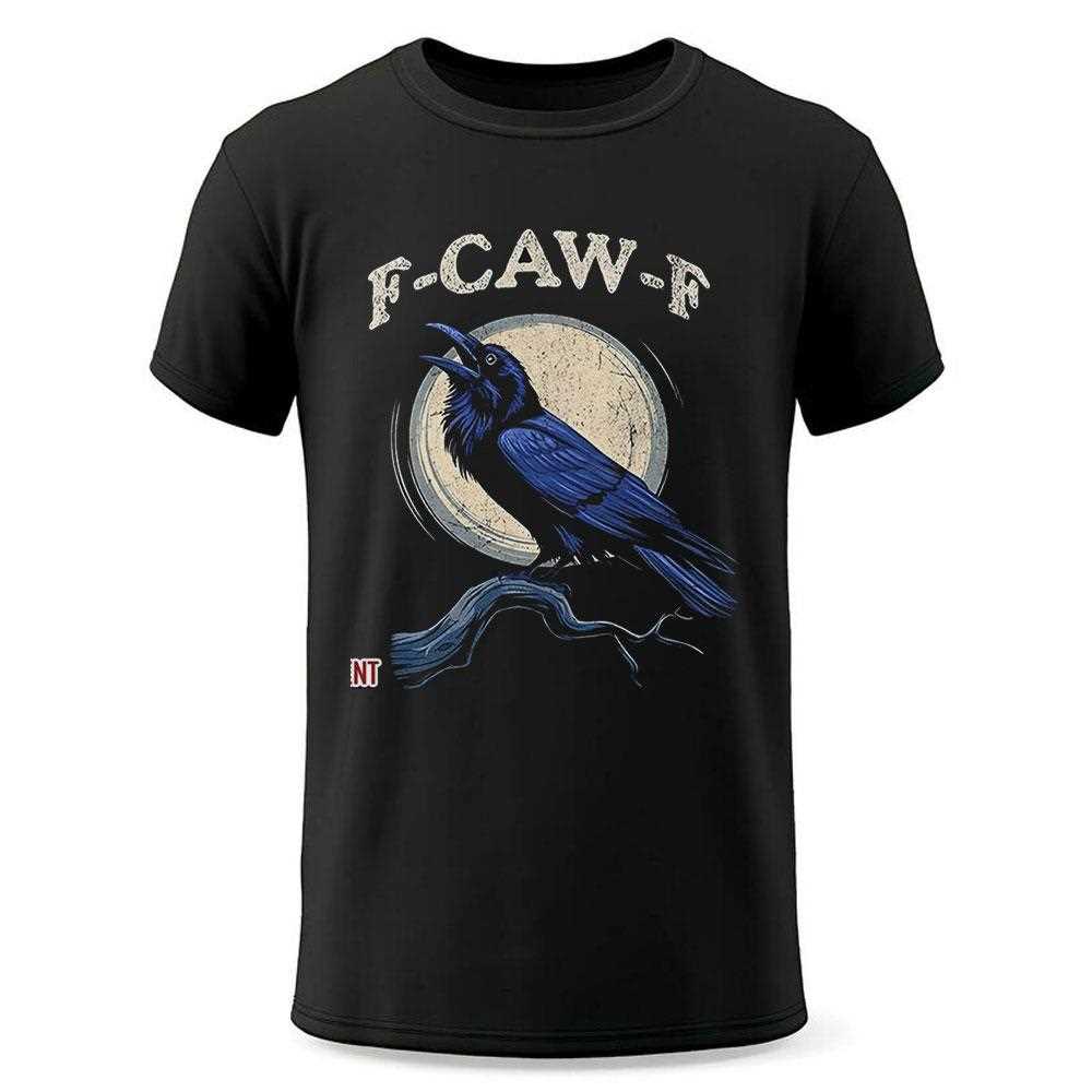 F Caw F Bird Moon Shirt F Caw F Bird Moon Shirt