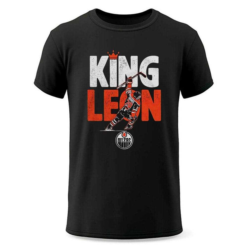 Leon Draisaitl Edmonton Oilers Nhl Hockey King Leon Shirt Leon Draisaitl Edmonton Oilers Nhl Hockey King Leon Shirt