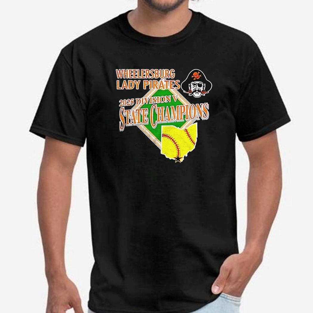 Wheelersburg Softball 2025 Division 5 State Champions Shirt