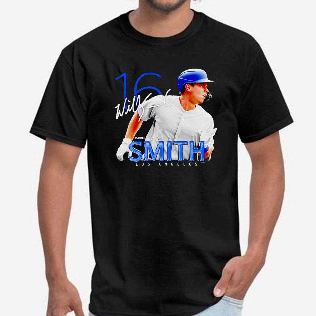 Will Smith 16 Los Angeles Dodgers Signature Shirt
