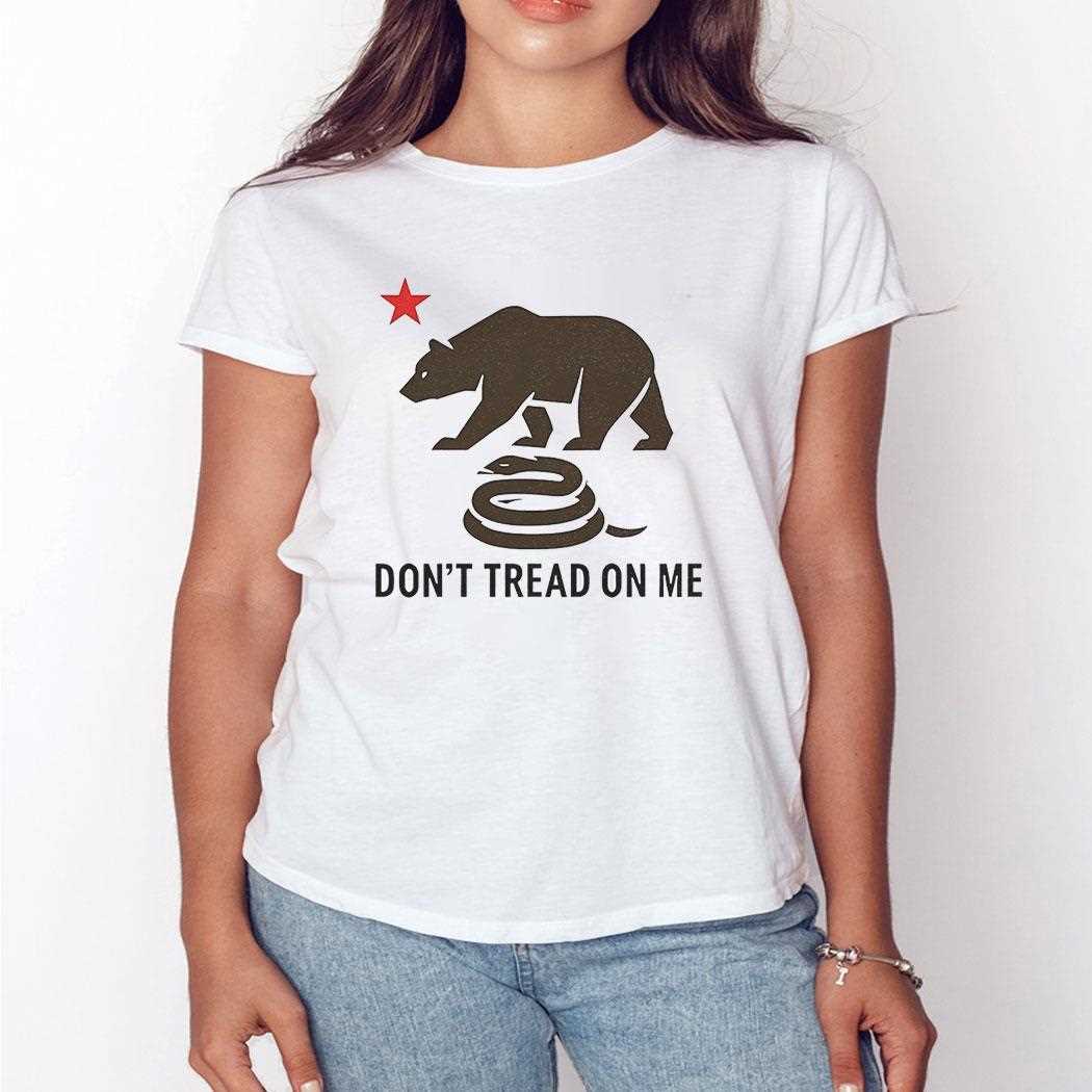 California Dont Treat On Me Bear And Snake Shirt California Dont Treat On Me Bear And Snake Shirt