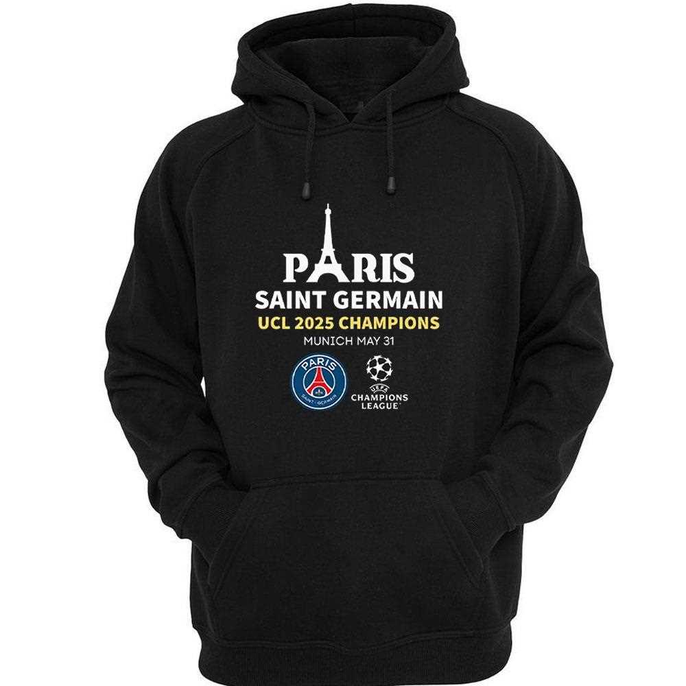 Paris Saint Germain Ucl 2025 Champions Munich May 31 Shirt Paris Saint Germain Ucl 2025 Champions Munich May 31 Shirt