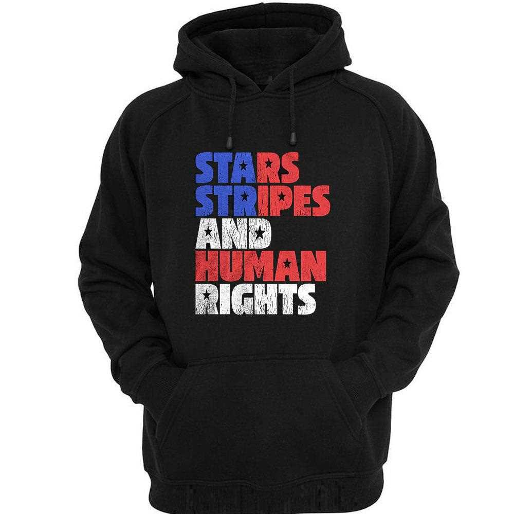 Starts Stripes Human Rights July 4th Shirt Starts Stripes Human Rights July 4th Shirt