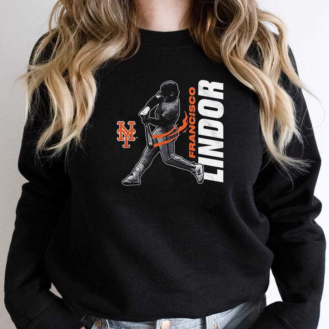Francisco Lindor New York Mets Player Graphic Shirt Francisco Lindor New York Mets Player Graphic Shirt