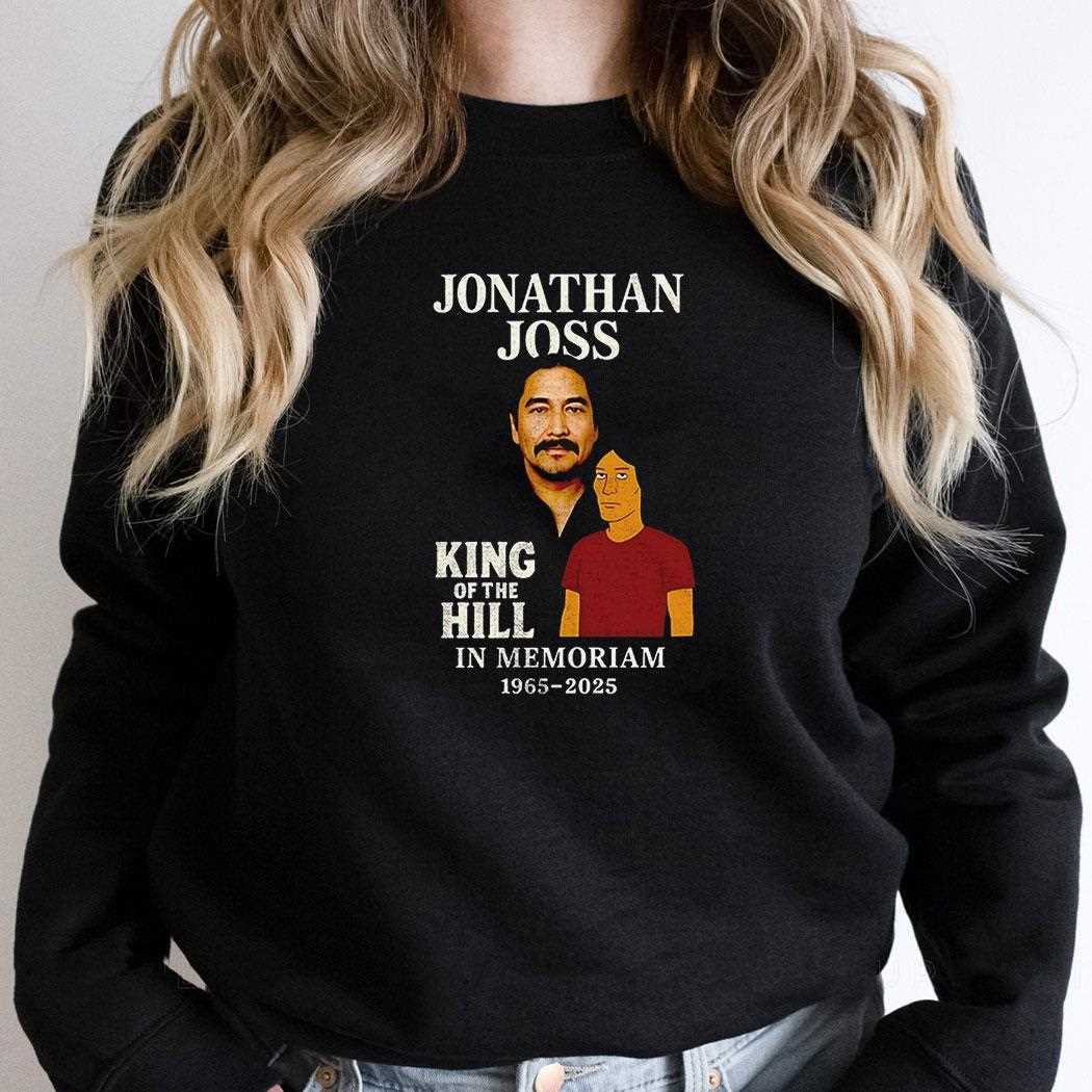Jonathan Joss King Of The Hill In Memoriam 1965 2025 Shirt Jonathan Joss King Of The Hill In Memoriam 1965 2025 Shirt