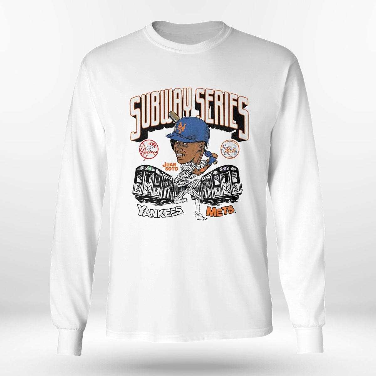 Juan Soto New York Mets 2025 Subway Series Shirt Juan Soto New York Mets 2025 Subway Series Shirt
