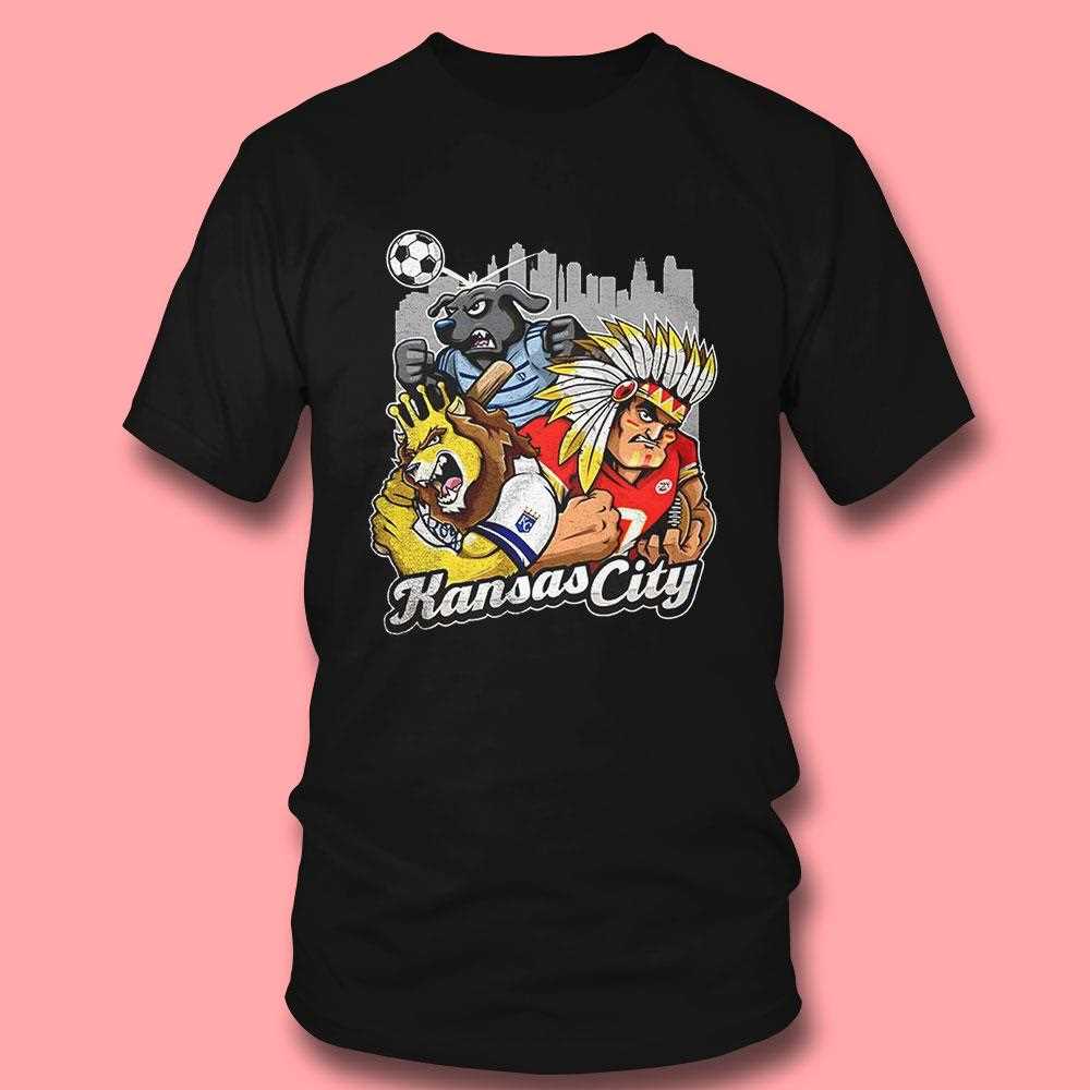 Kansas City Sports Team Mascot Shirt Kansas City Sports Team Mascot Shirt