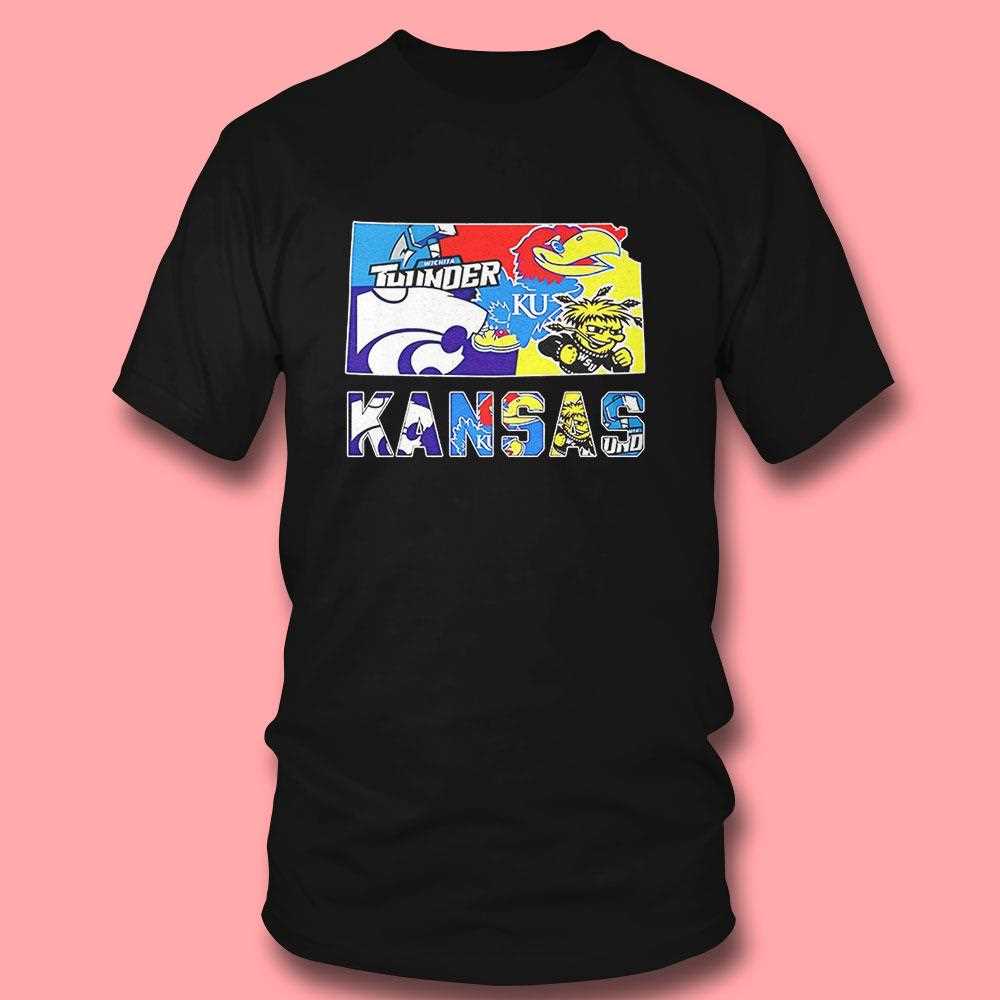 Kansas Sports Team Map Logo Shirt Kansas Sports Team Map Logo Shirt