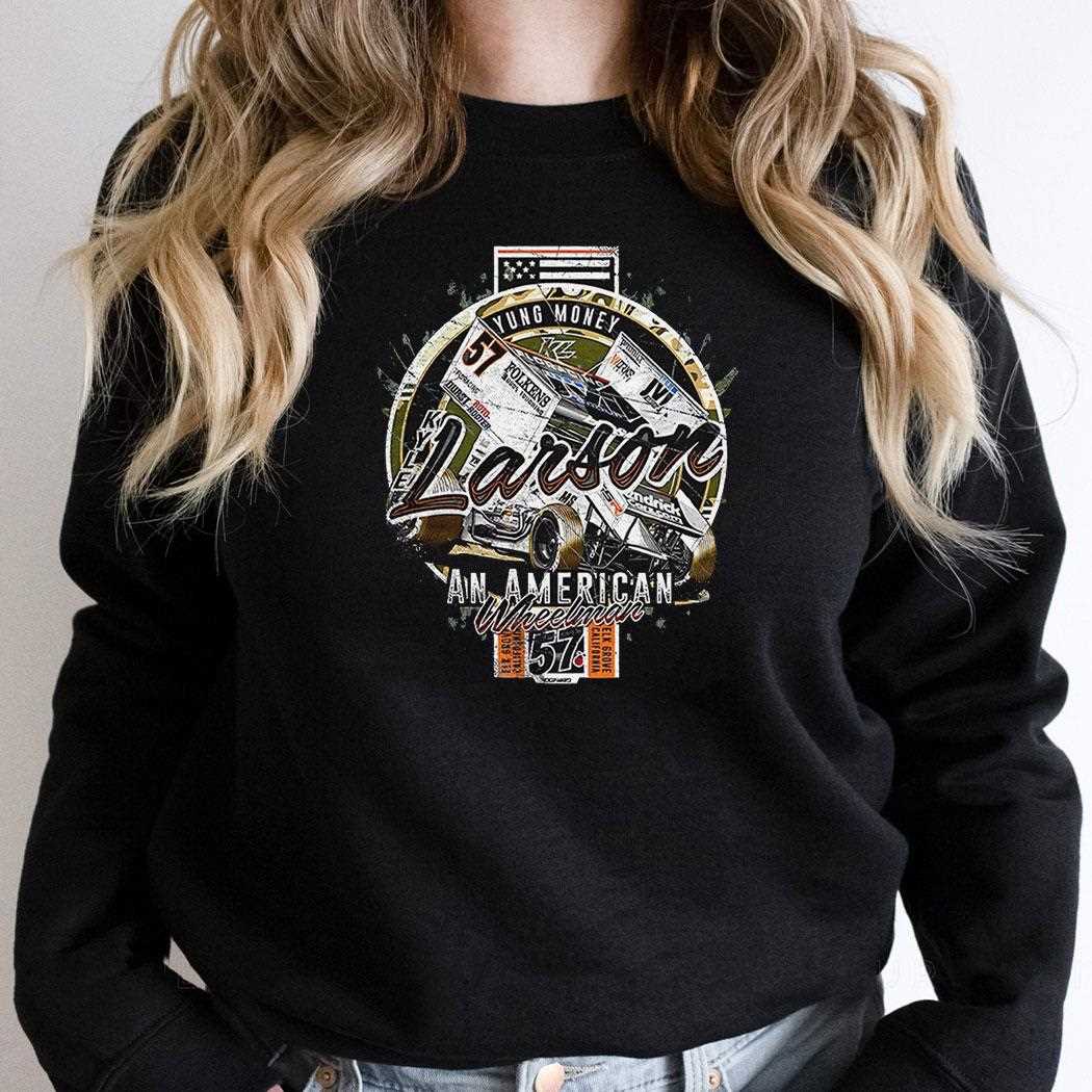 Kyle Larson An American Wheelman Shirt Kyle Larson An American Wheelman Shirt