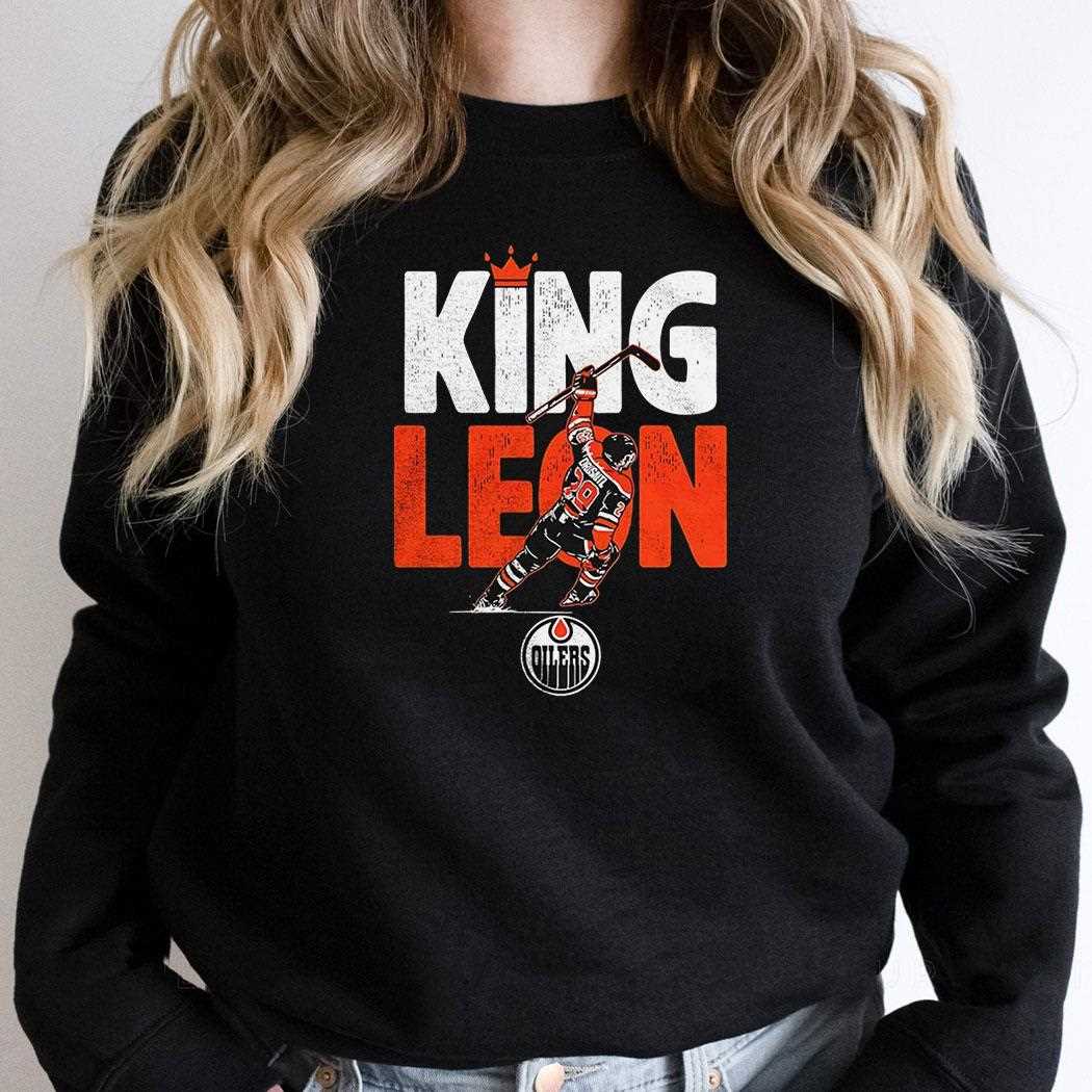 Leon Draisaitl Edmonton Oilers Nhl Hockey King Leon Shirt Leon Draisaitl Edmonton Oilers Nhl Hockey King Leon Shirt