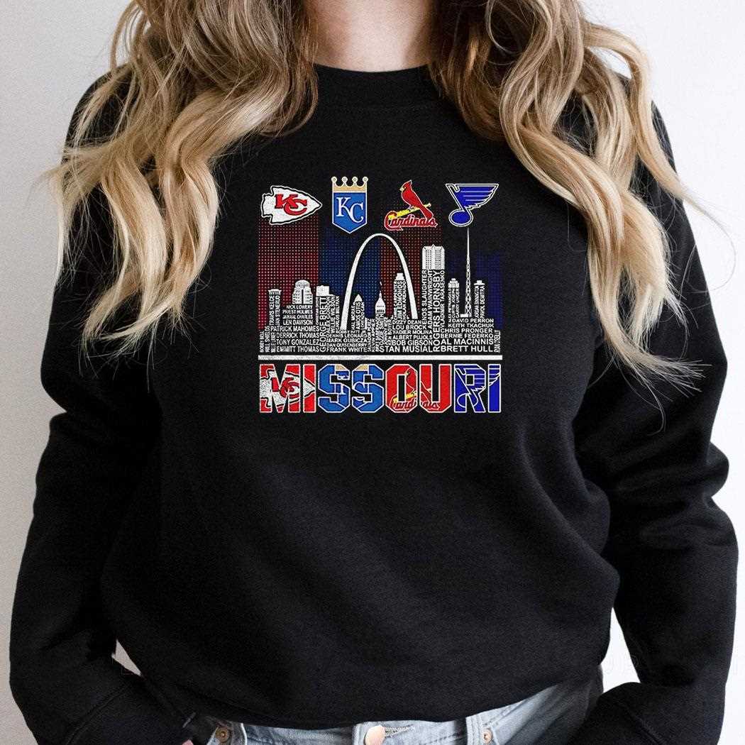 Missouri Skyline City Sports Team Logo Shirt Missouri Skyline City Sports Team Logo Shirt