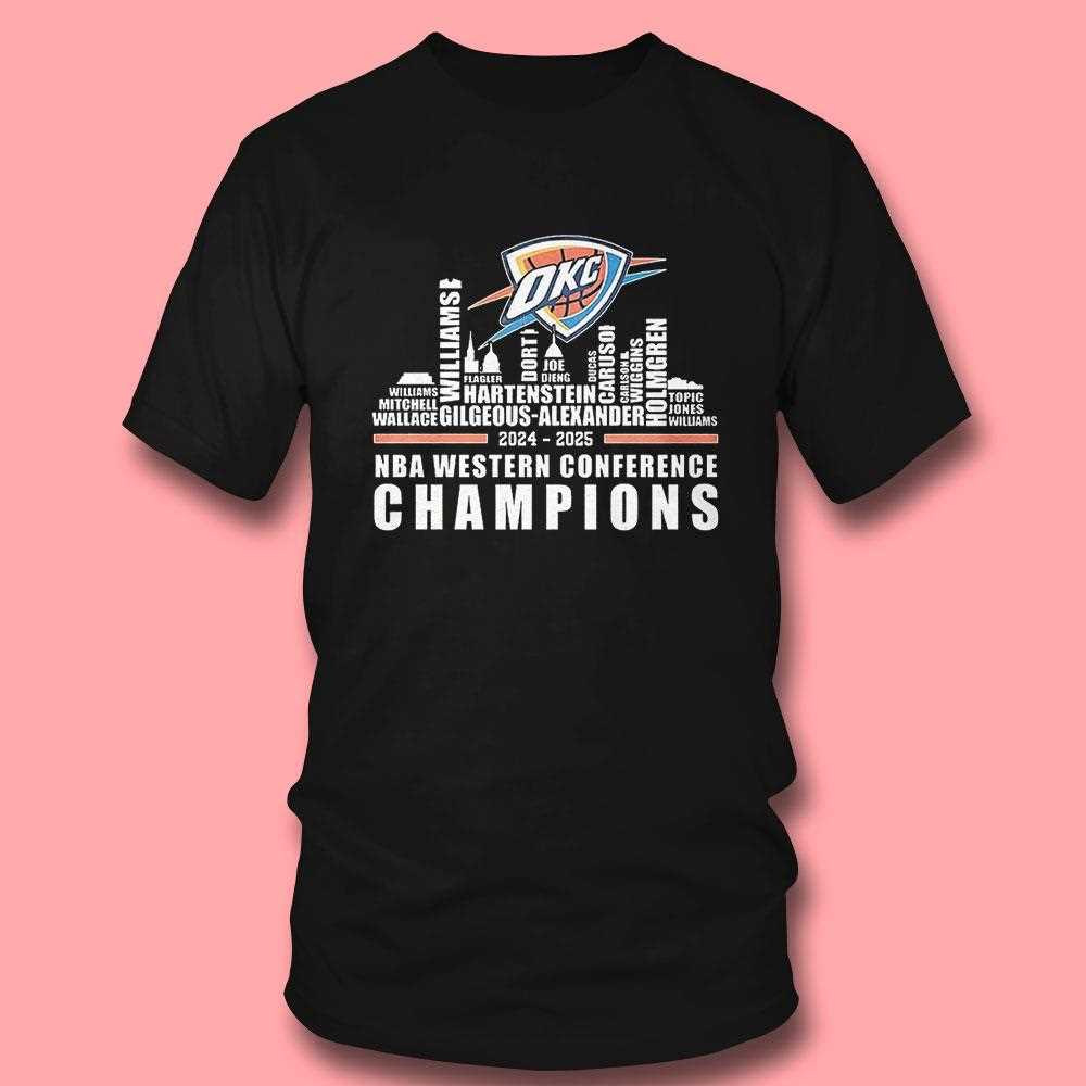 Oklahoma City Thunder Nba Western Conference Champions Shirt Oklahoma City Thunder Nba Western Conference Champions Shirt