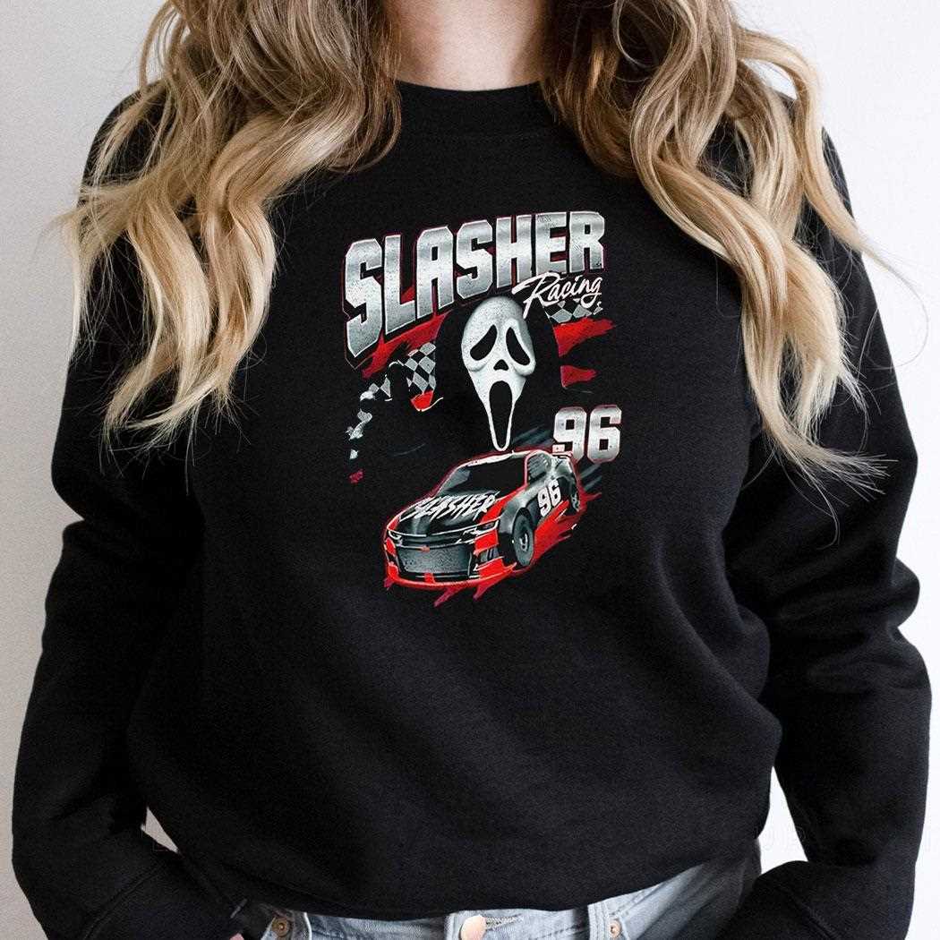 Slasher Racing 96 Ghostface Shirt Slasher Racing 96 Ghostface Shirt