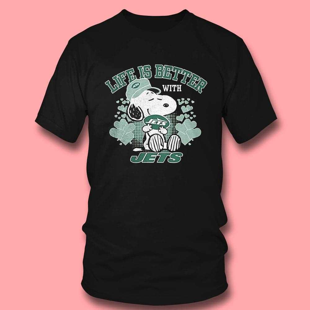 Snoopy Peanuts Life Is Better With New York Jets Shirt Hoodie Snoopy Peanuts Life Is Better With New York Jets Shirt Hoodie