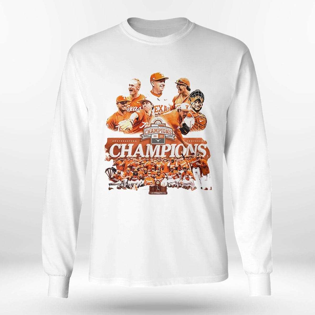Texas Longhorns Baseball Southeastern Conference Champions 2025 Shirt Texas Longhorns Baseball Southeastern Conference Champions 2025 Shirt