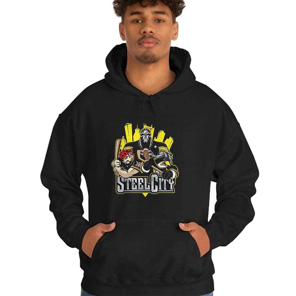 Steel City Sports Teams Mascot Shirt Steel City Sports Teams Mascot Shirt
