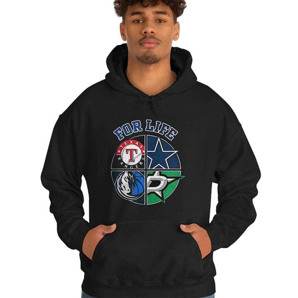 Texas Rangers Cowboys Stars And Mavericks For Life Sports Team Logo Shirt Hoodie Texas Rangers Cowboys Stars And Mavericks For Life Sports Team Logo Shirt Hoodie