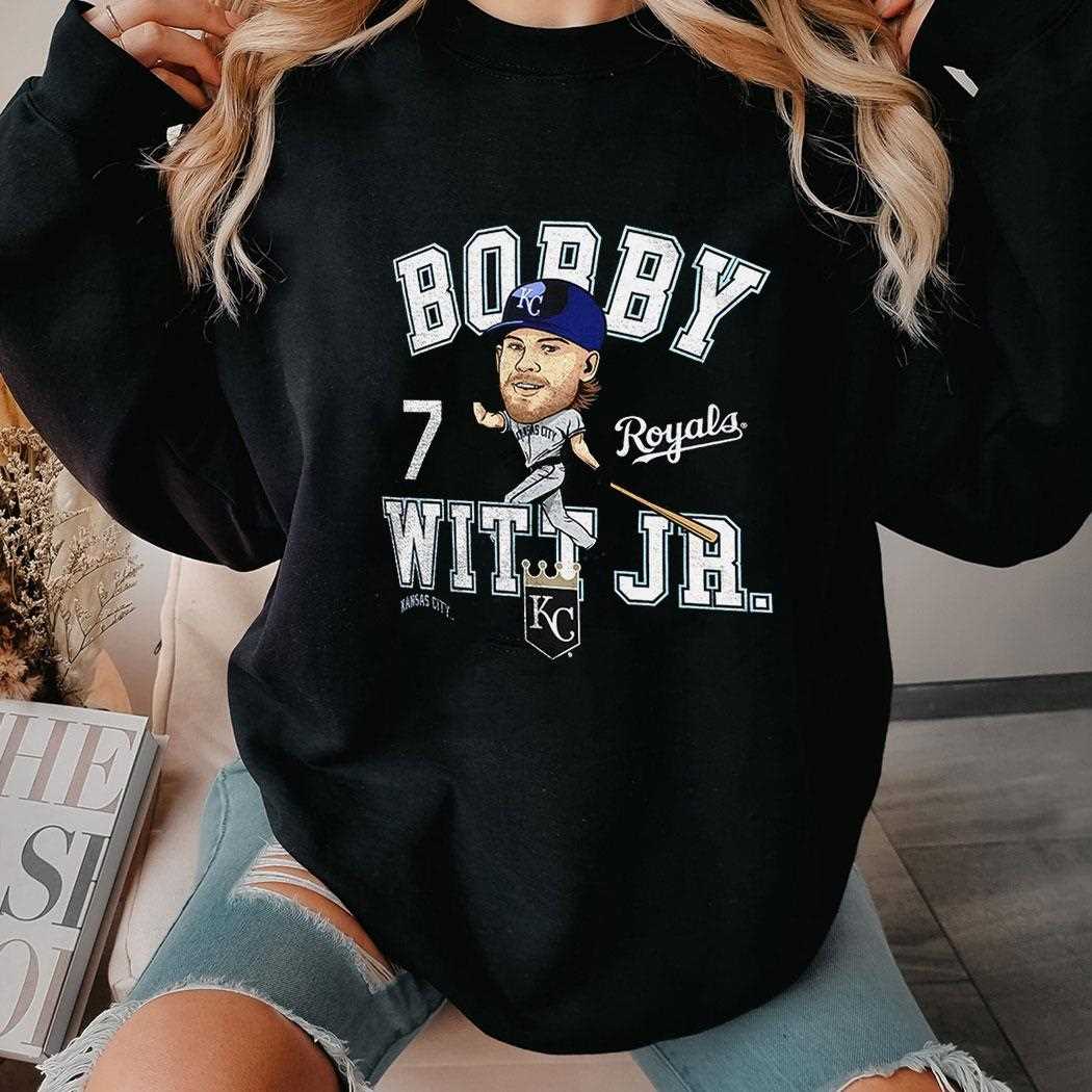 Bobby Witt Jr Kansas City Royals Caricature Shirt Hoodie Bobby Witt Jr Kansas City Royals Caricature Shirt Hoodie