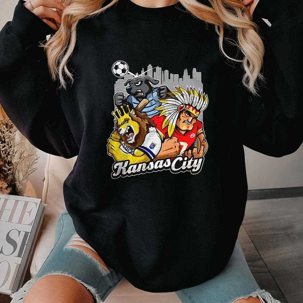 Kansas City Sports Team Mascot Shirt Kansas City Sports Team Mascot Shirt