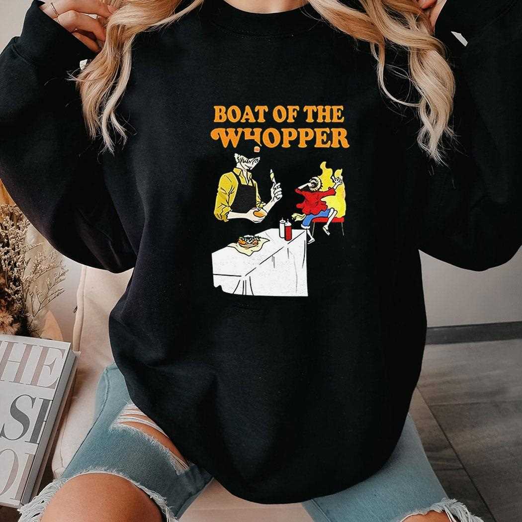 Luffy And Sanji One Piece Burger King Boat Of The Whopper Shirt Luffy And Sanji One Piece Burger King Boat Of The Whopper Shirt