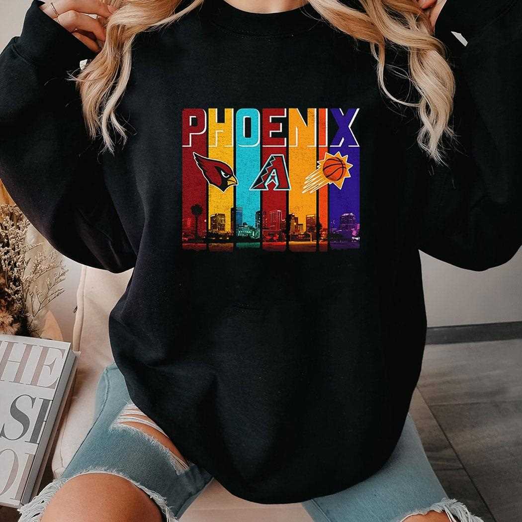 Phoenix Sports Teams Skyline City Shirt Phoenix Sports Teams Skyline City Shirt