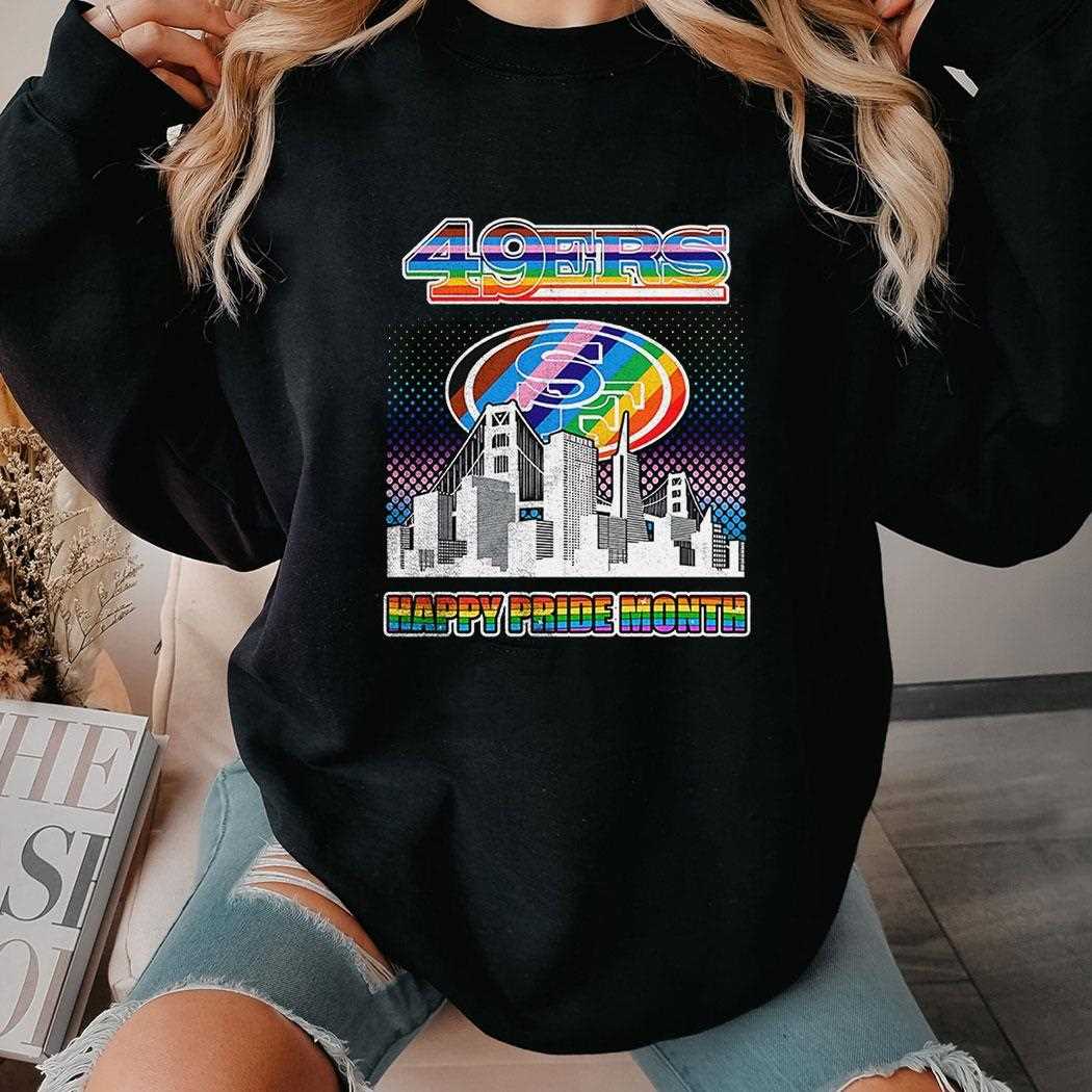 San Francisco 49ers Happy Pride Month Shirt San Francisco 49ers Happy Pride Month Shirt