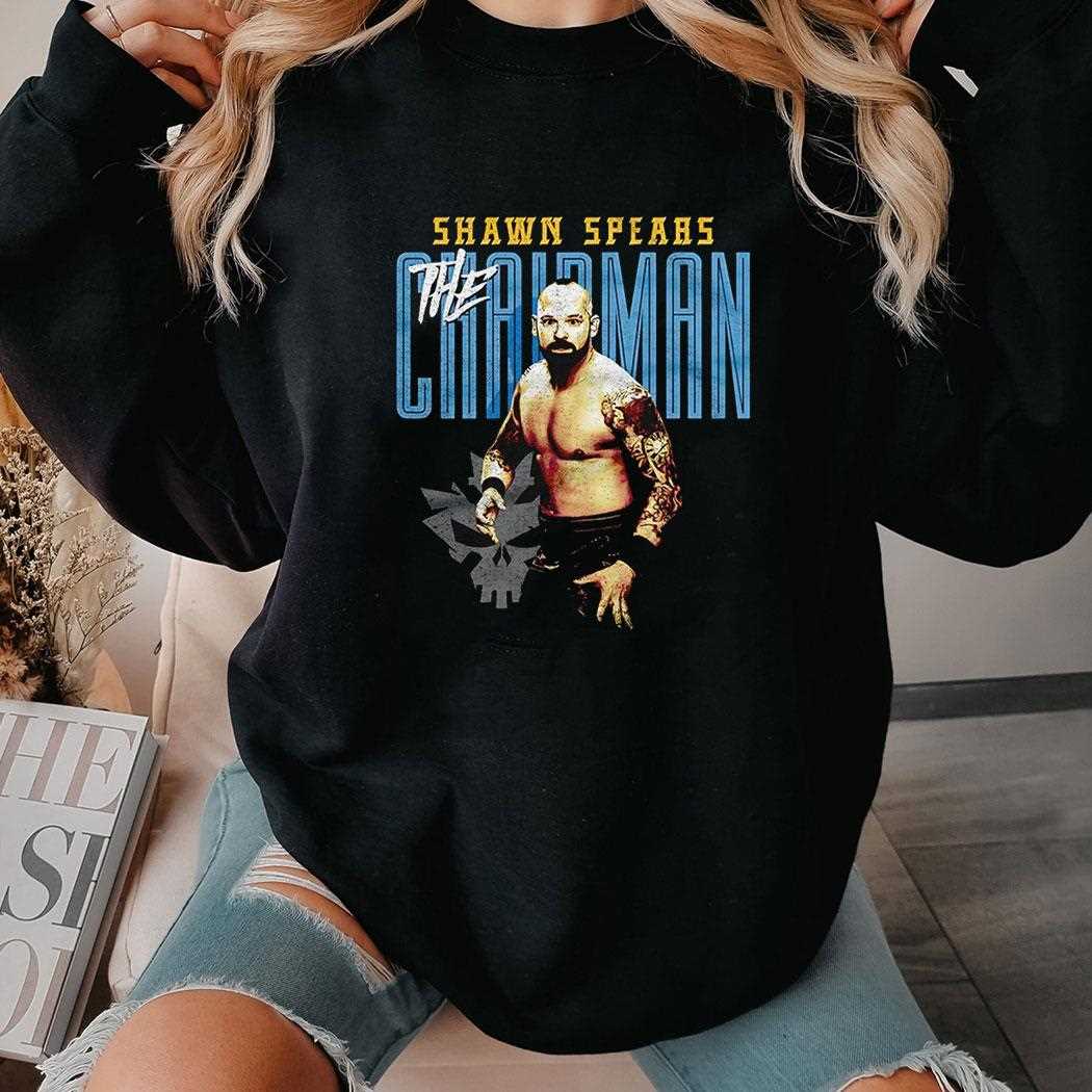 Shawn Spears The Chairman Wwe Poster Shirt Shawn Spears The Chairman Wwe Poster Shirt