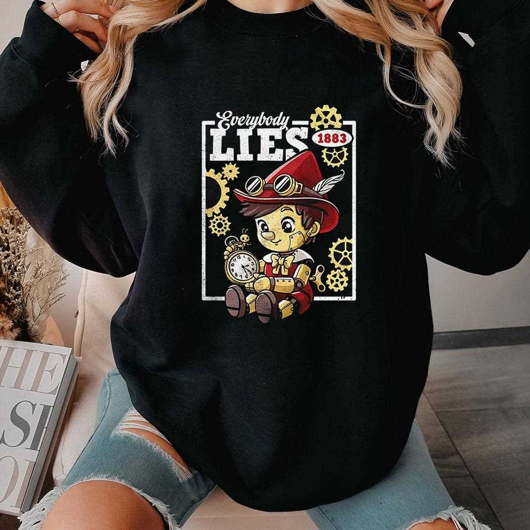 Steampunk Pinocchio Everybody Lies 1883 Shirt Steampunk Pinocchio Everybody Lies 1883 Shirt