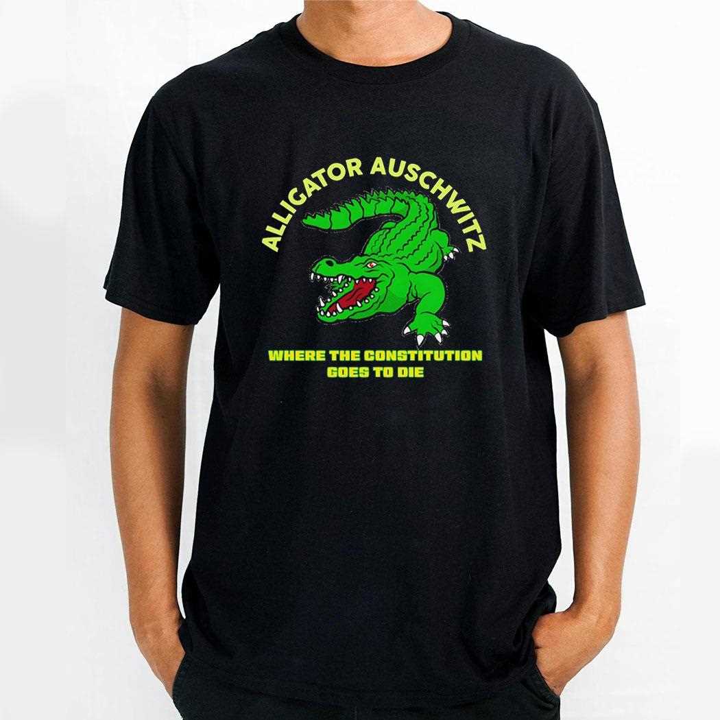Alligator Auschwitz Camp Commander Al I Gator Heil Gator Shirt