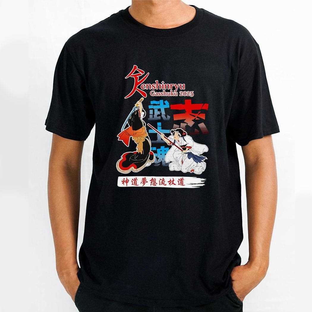 Kenshinryu Gasshuku Onna Bugeisha 2025 Shirt Kenshinryu Gasshuku Onna Bugeisha 2025 Shirt