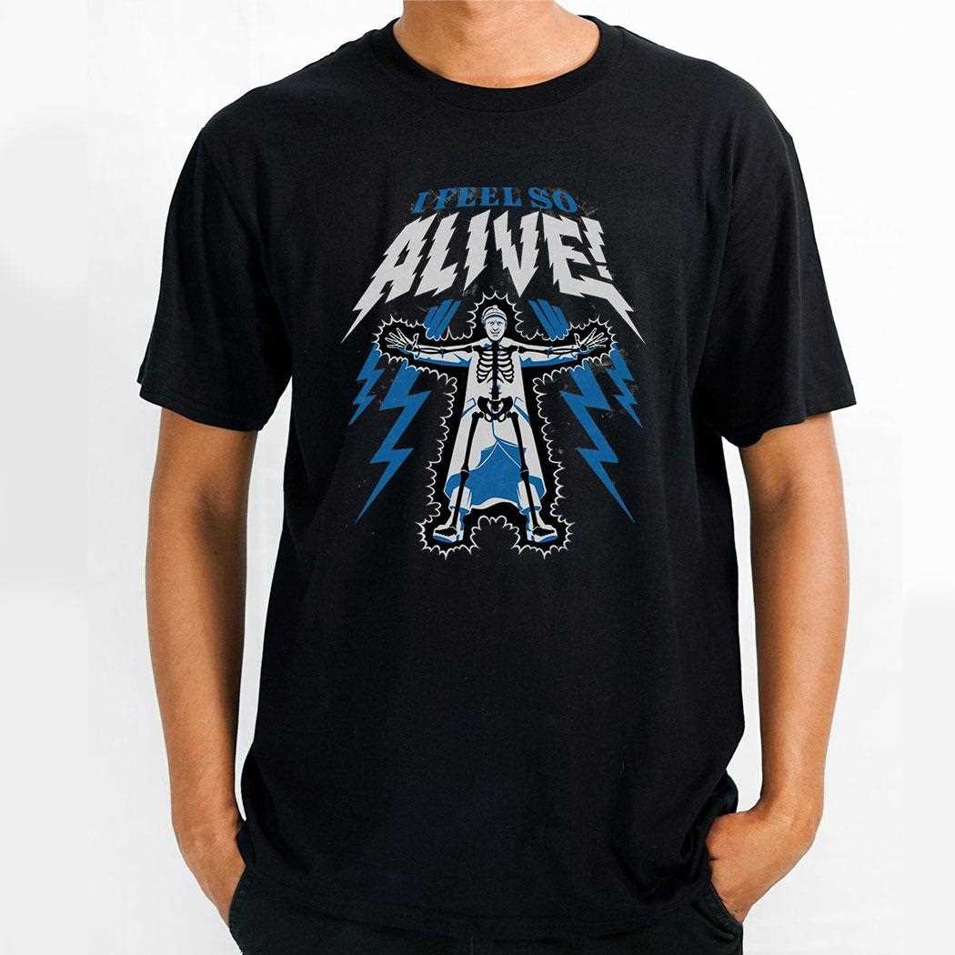 Wednesday I Feel So Alive Mineral Wash T-shirt