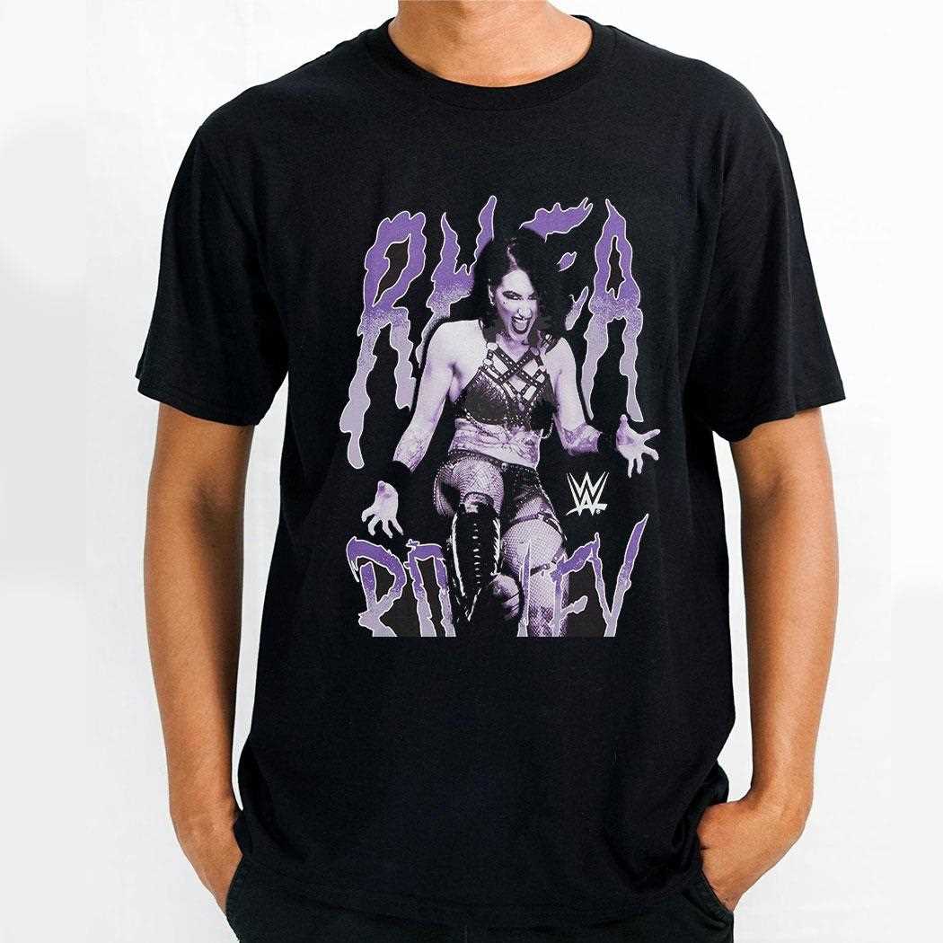 Wwe Rhea Ripley Kicking Portrait Shirt