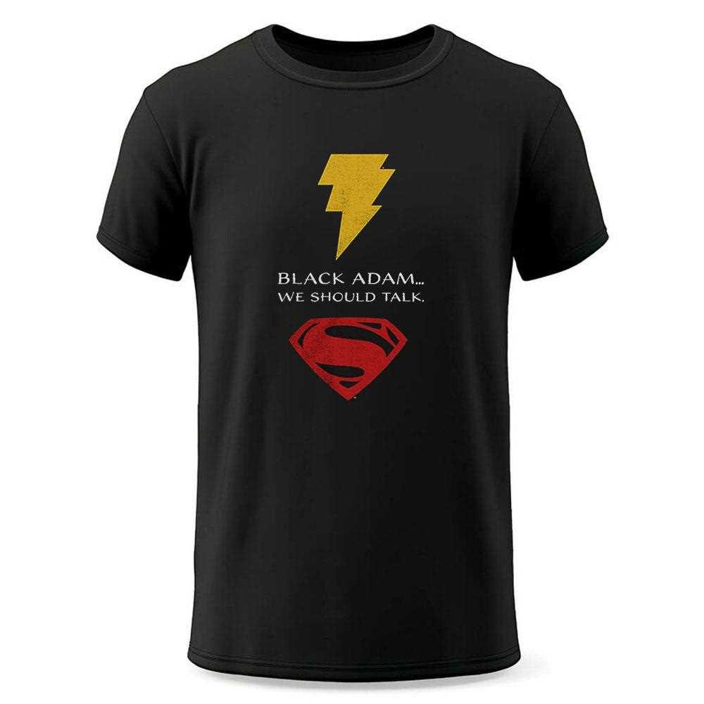 Black Adam We Should Talk Shirt Black Adam We Should Talk Shirt