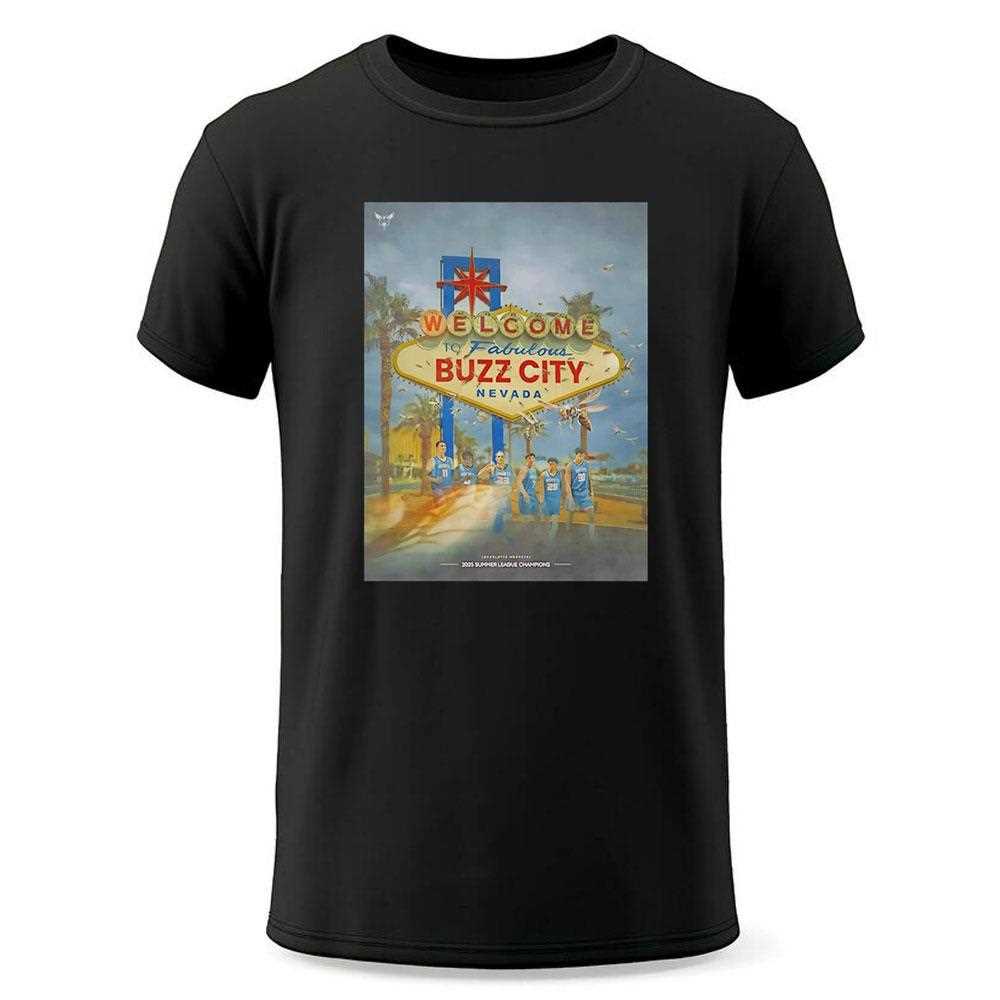 Charlotte Hornets 2025 Summer League Champions Undefeated In Vegas Shirt Charlotte Hornets 2025 Summer League Champions Undefeated In Vegas Shirt