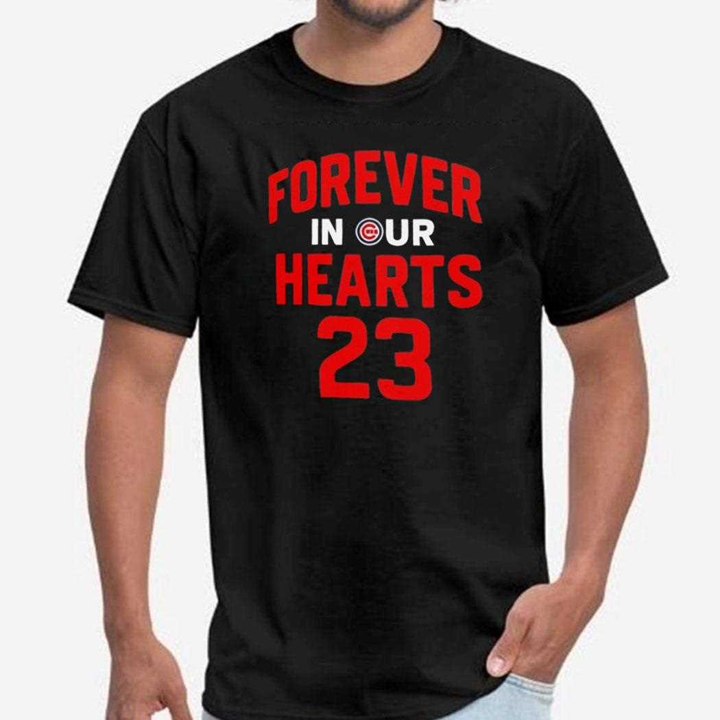 Chicago Cubs Forever 23 In Our Hearts Shirt