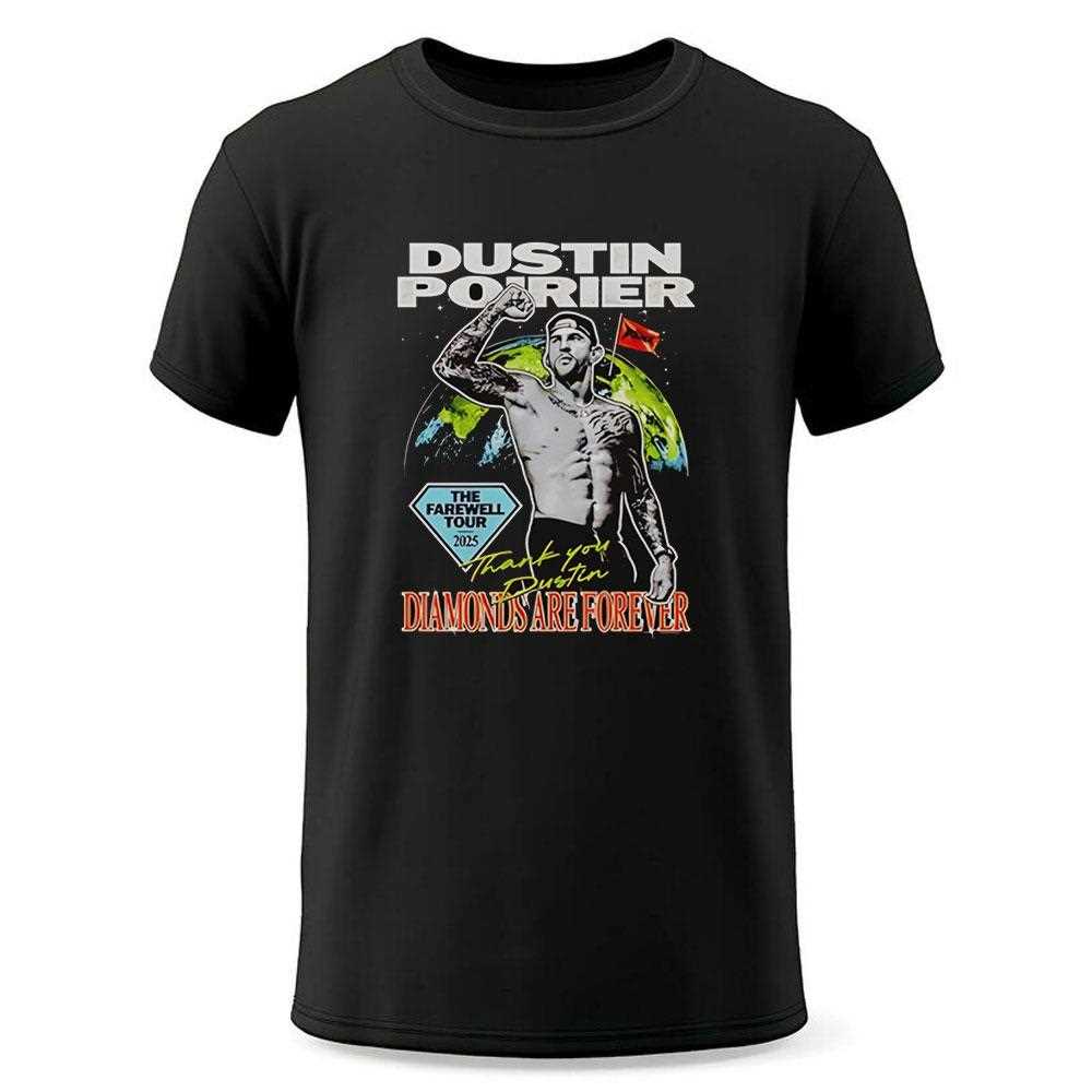 Dustin Poirier The Farewell Tour Diamonds Are Forever Shirt Dustin Poirier The Farewell Tour Diamonds Are Forever Shirt
