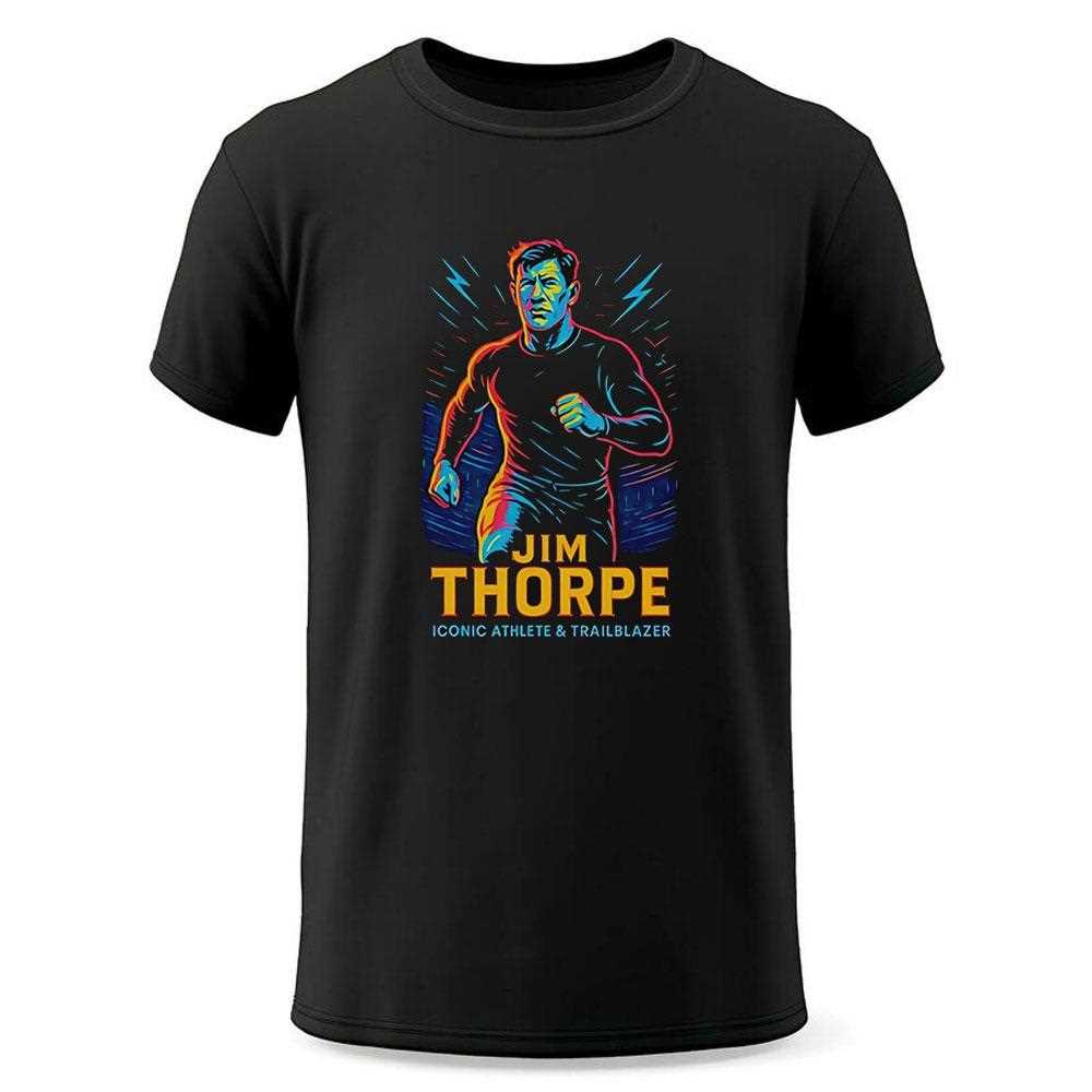 Jim Thorpe Iconic Athlete And Trailblazer Neon Shirt Jim Thorpe Iconic Athlete And Trailblazer Neon Shirt