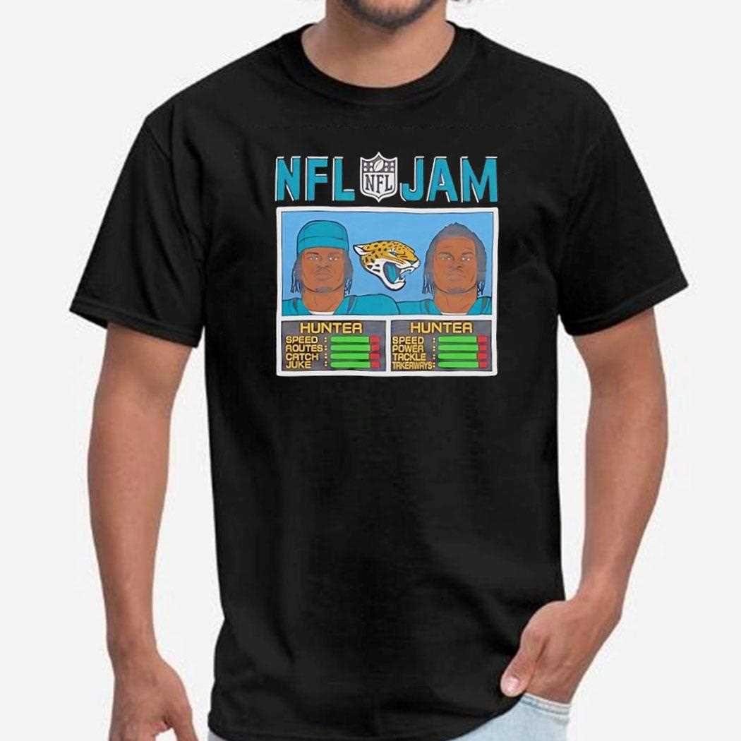Nfl Jam Jacksonville Jaguars Travis Hunter Shirt Nfl Jam Jacksonville Jaguars Travis Hunter Shirt