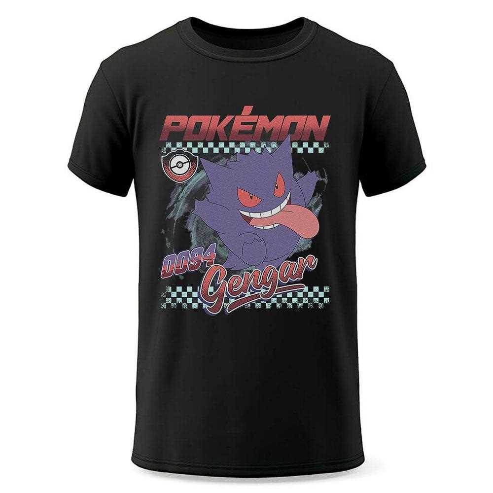 Pokemon Gengar Racer Graphic Shirt Pokemon Gengar Racer Graphic Shirt