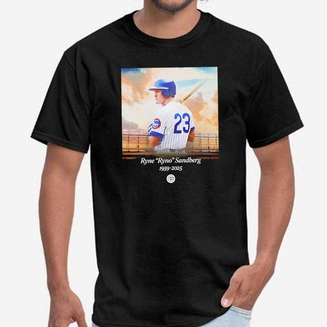 Ryne Sandberg Forever 23 In Our Hearts T Shirt Ryne Sandberg Forever 23 In Our Hearts T Shirt