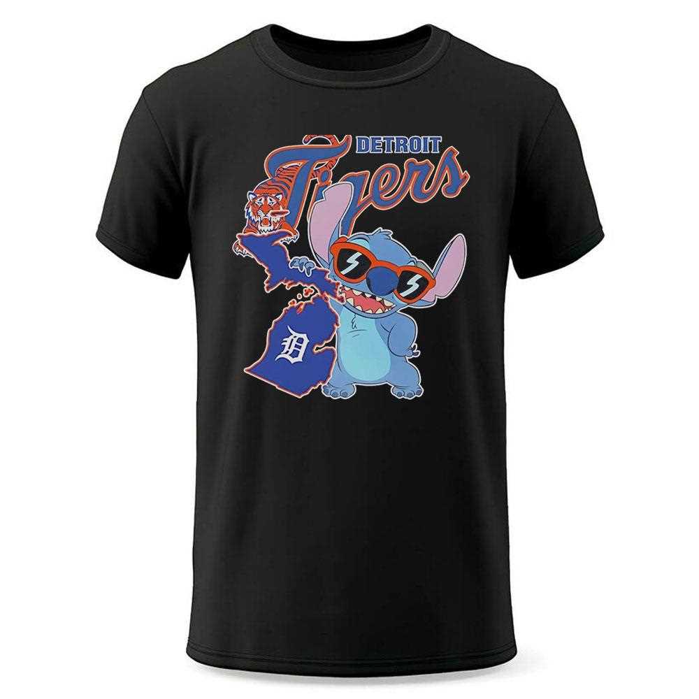 Stitch Detroit Tigers Baseball 2025 Shirt Stitch Detroit Tigers Baseball 2025 Shirt
