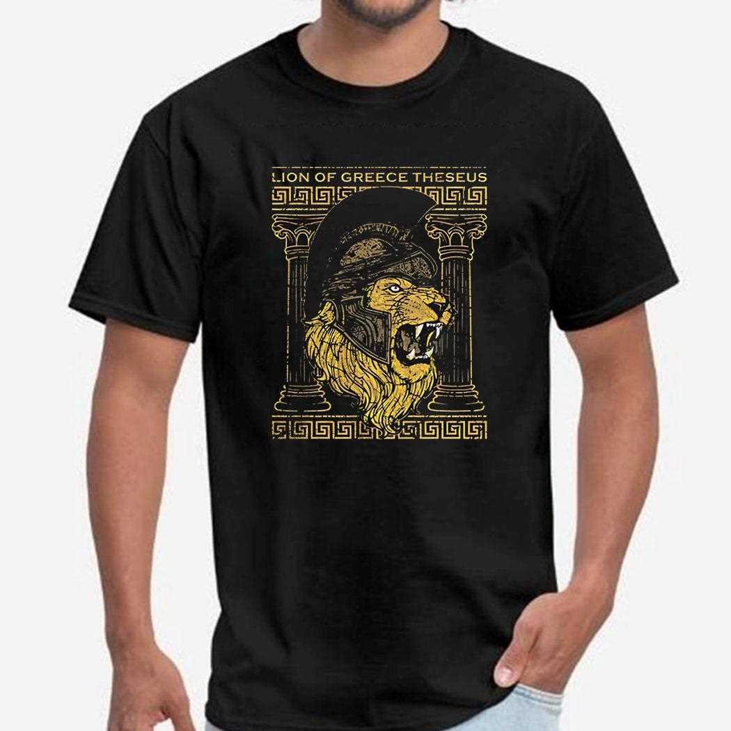 The Lion Of Greece Spartan Warrior Vintage Shirt