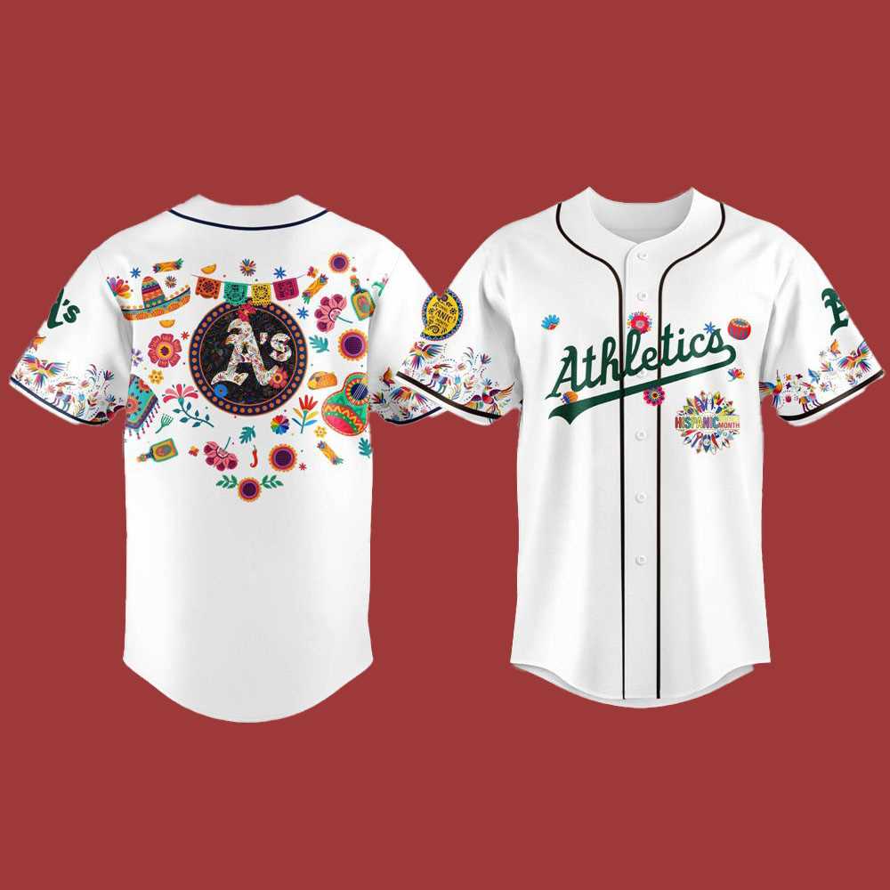 2025 Athletics Jersey For Hispanic Heritage Month