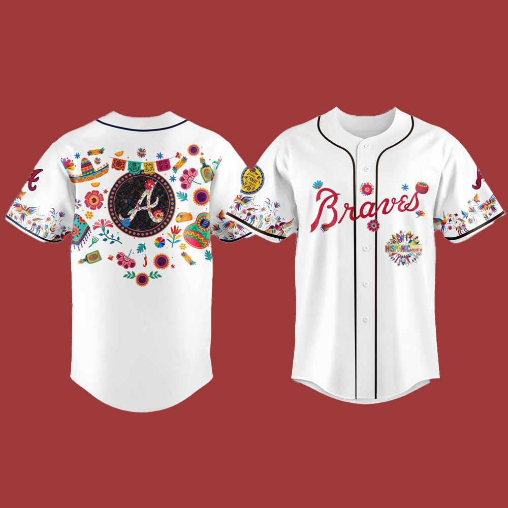 2025 Braves Jersey For Hispanic Heritage Month
