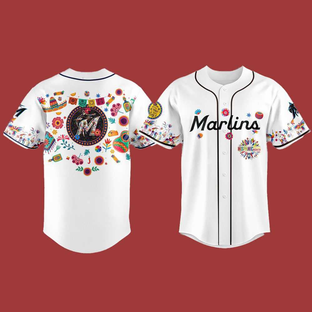 2025 Marlins Jersey For Hispanic Heritage Month
