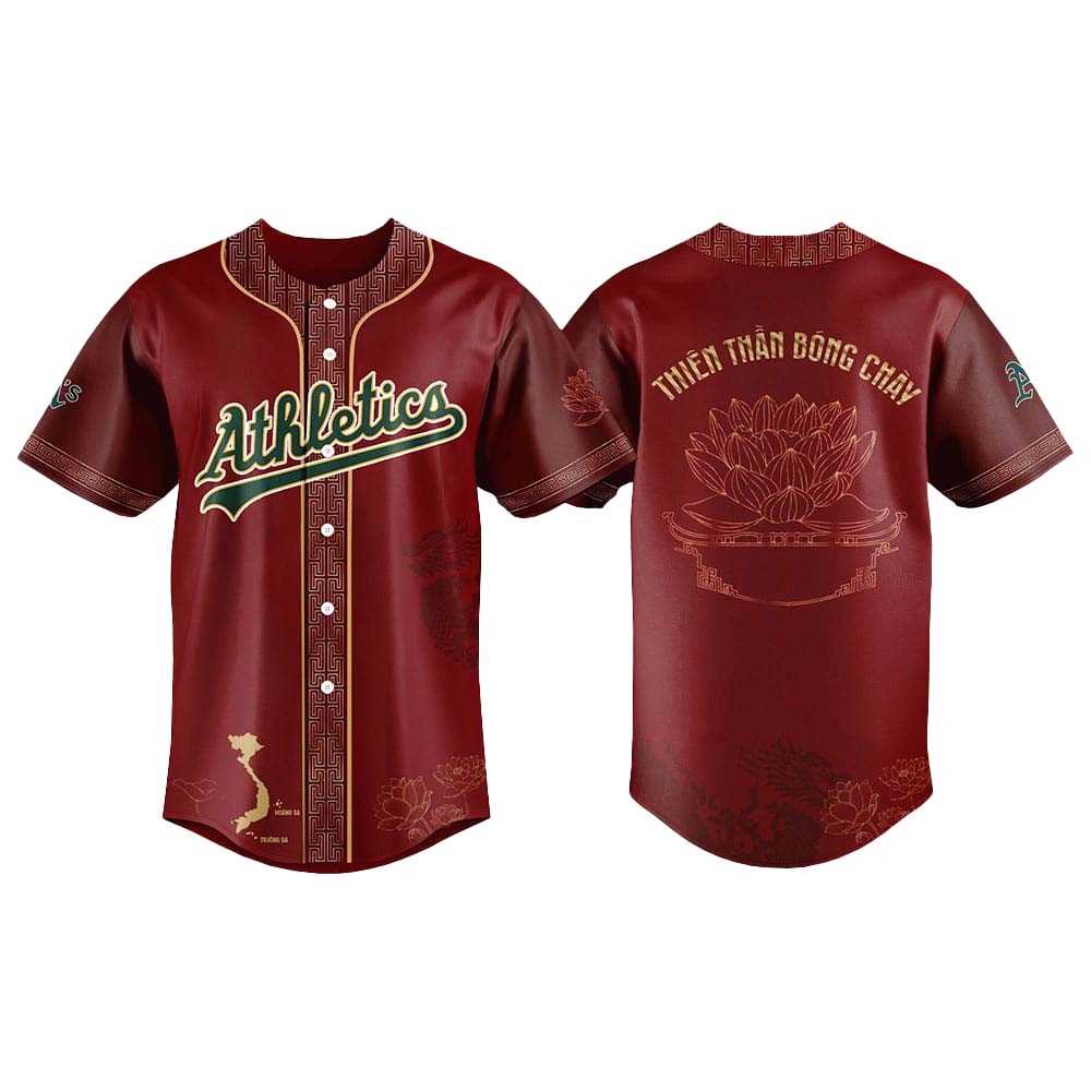 2025 Oakland Athletics Vietnamese Heritage Night Jersey